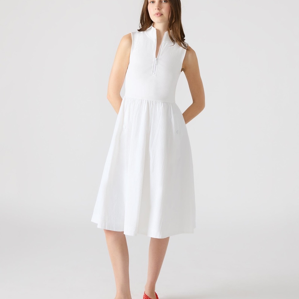 Steve Madden Elegant White Sleeveless Dress perfect for summer
